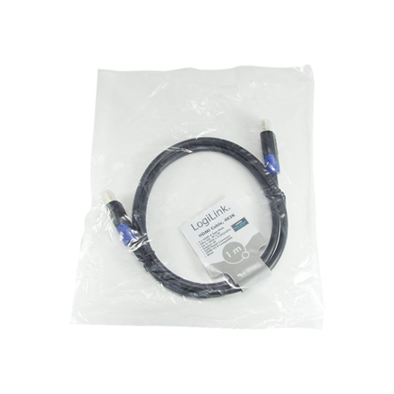 Logilink CH0061 HDMI Cable 2.0 bulk M/M 1.0m black | Logilink | HDMI (type A) male | HDMI (type A) male | HDMI to HDMI |