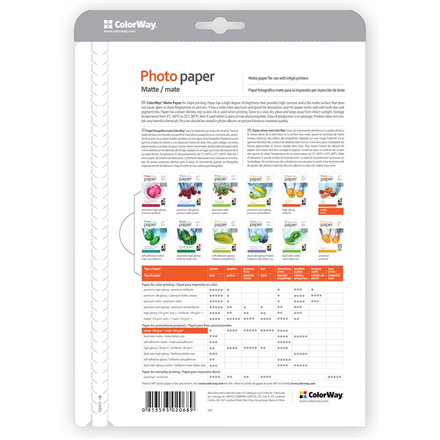 Matte Photo Paper | 190 g/m² | A4