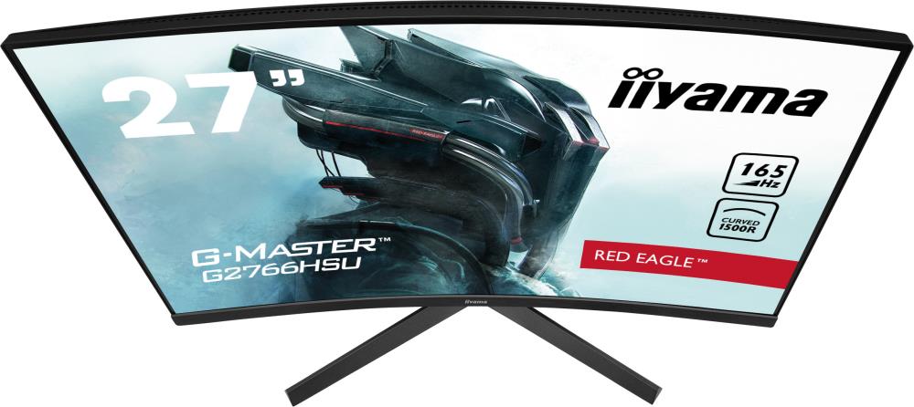 LCD Monitor IIYAMA G2766HSU-B1 27" Gaming/Curved Panel VA 1920x1080 16:9 165Hz Matte 1 ms Speakers G2766HSU-B1