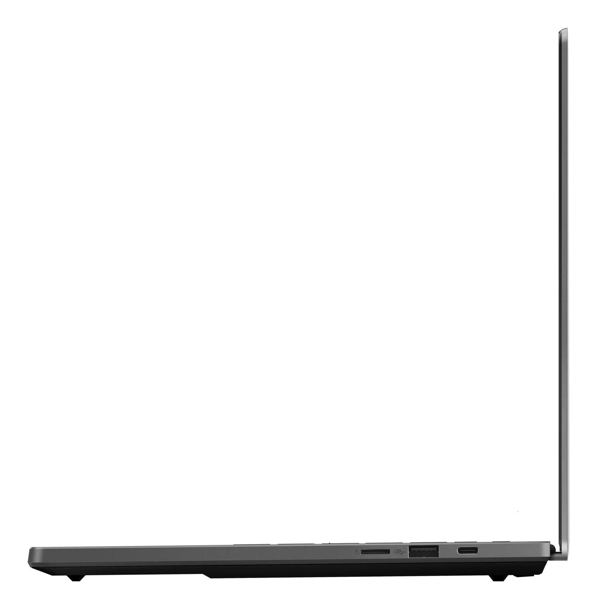 Notebook ASUS GA403UM-QS056W ROG Zephyrus CPU AMD RyzenT 9 270 4 GHz 14 " 2880 x 1800 pixels RAM 16 GB LPDDR5x-SDRAM SSD 1000 GB Discrete graphics NVIDIA GeForce RTX 5060 8 GB On-board graphics Yes OS installed Windows 11 Home Colour Grey Weight 1.5 kg