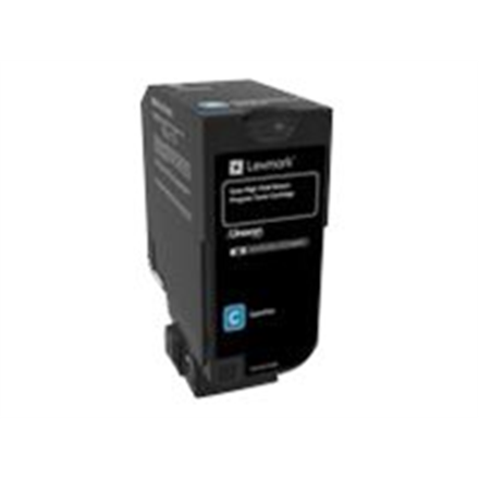 Lexmark Lexmark High Capacity Cyan Return Programme 84C2HC0 Toner Cartridge | Lexmark Cyan