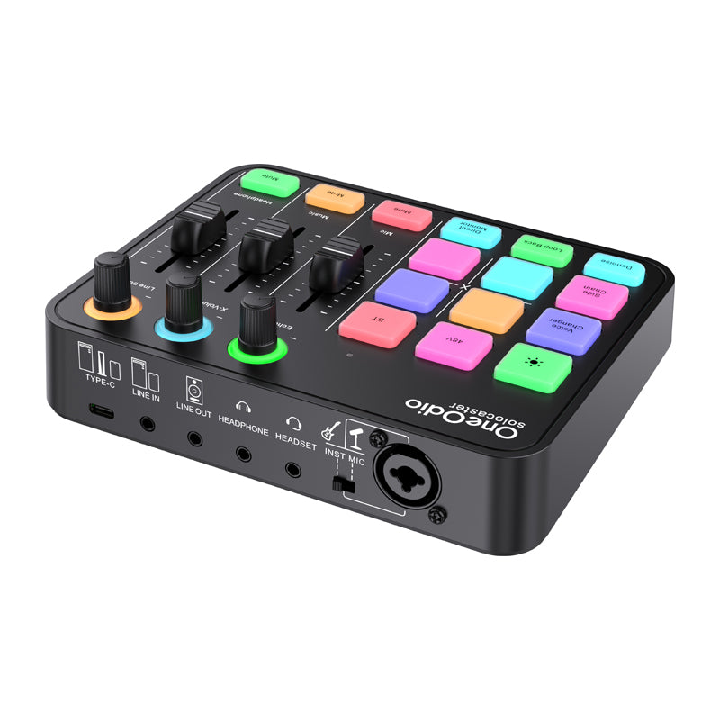 OneOdio Solocaster Audio Mixer and Sound Card - Image 4