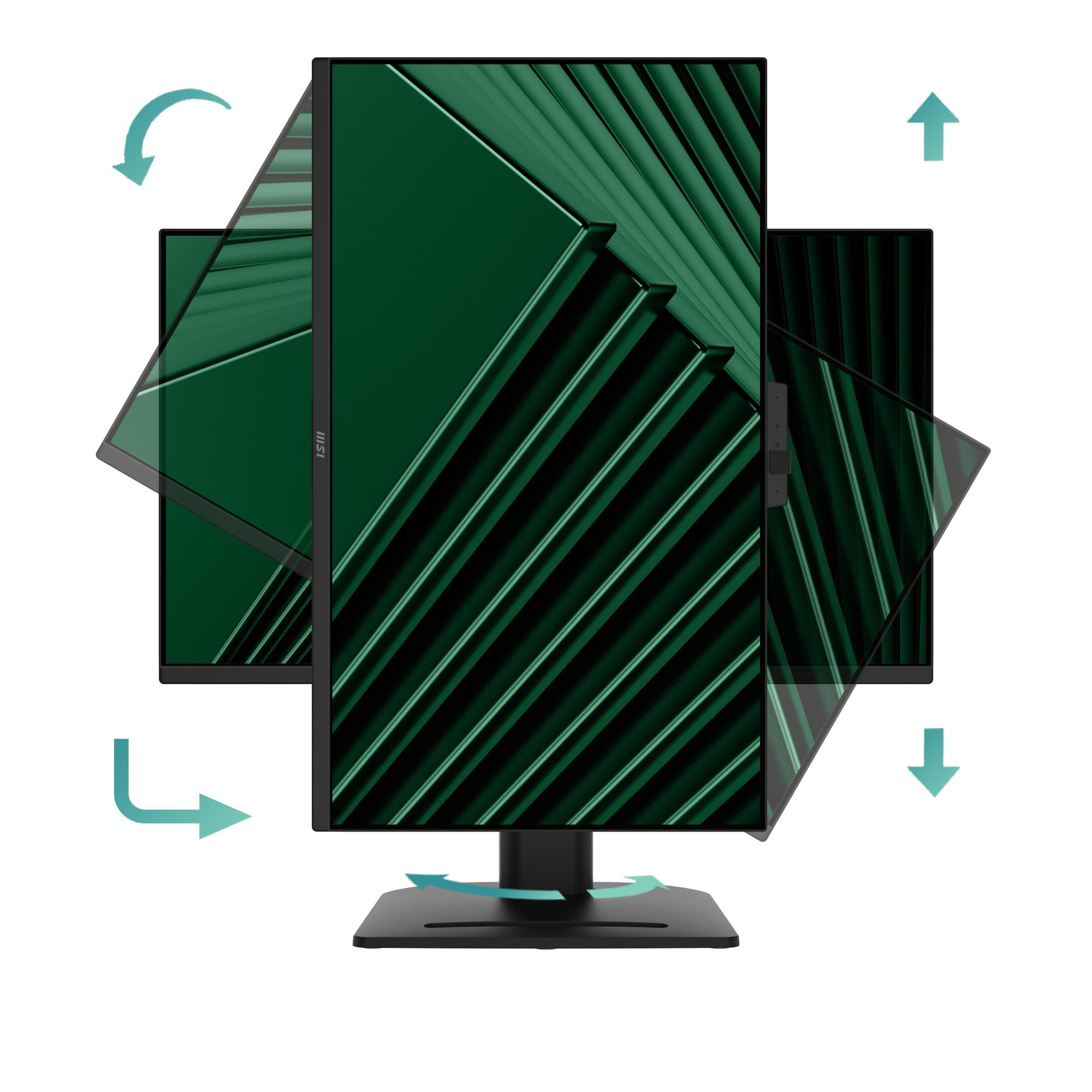 LCD Monitor MSI PRO MP275QPDG 27" Business Swivel Pivot Height adjustable Tilt Matte Panel IPS 2560x1440 16:9 100Hz 5 ms Speakers PROMP275QPDG