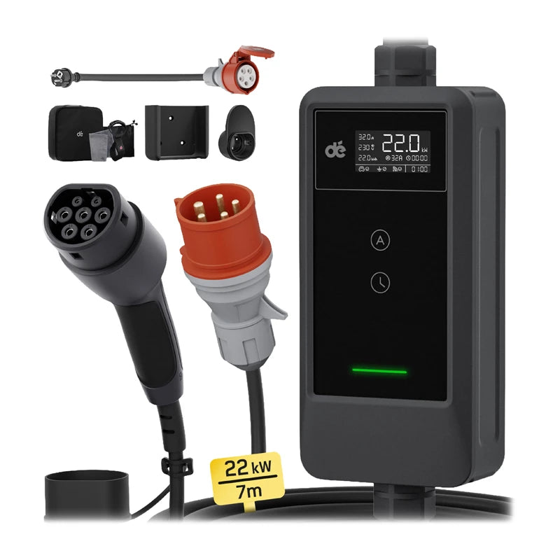 Portable EV charger dé Traveler Set 22kW - Image 2