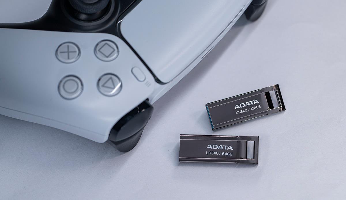 MEMORY DRIVE FLASH USB3.2 128G/BLACK AROY-UR340-128GBK ADATA