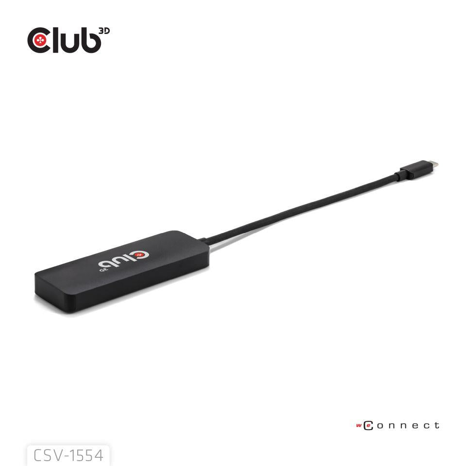 I/O HUB USB-C HDMI TRIPLE/CSV-1554 CLUB3D