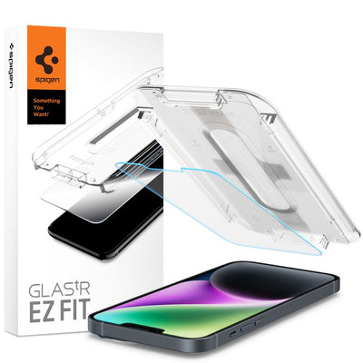 Spigen Glas.tR EZ Fit Tempered Glass for iPhone 13 / 13 Pro / 14 / 16e