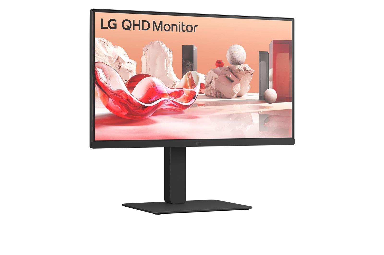 LCD Monitor LG 27BA75QB-B 27" Panel IPS 2560x1440 16:9 100Hz Matte Speakers Swivel Pivot Height adjustable Tilt Colour Black 27BA75QB-B
