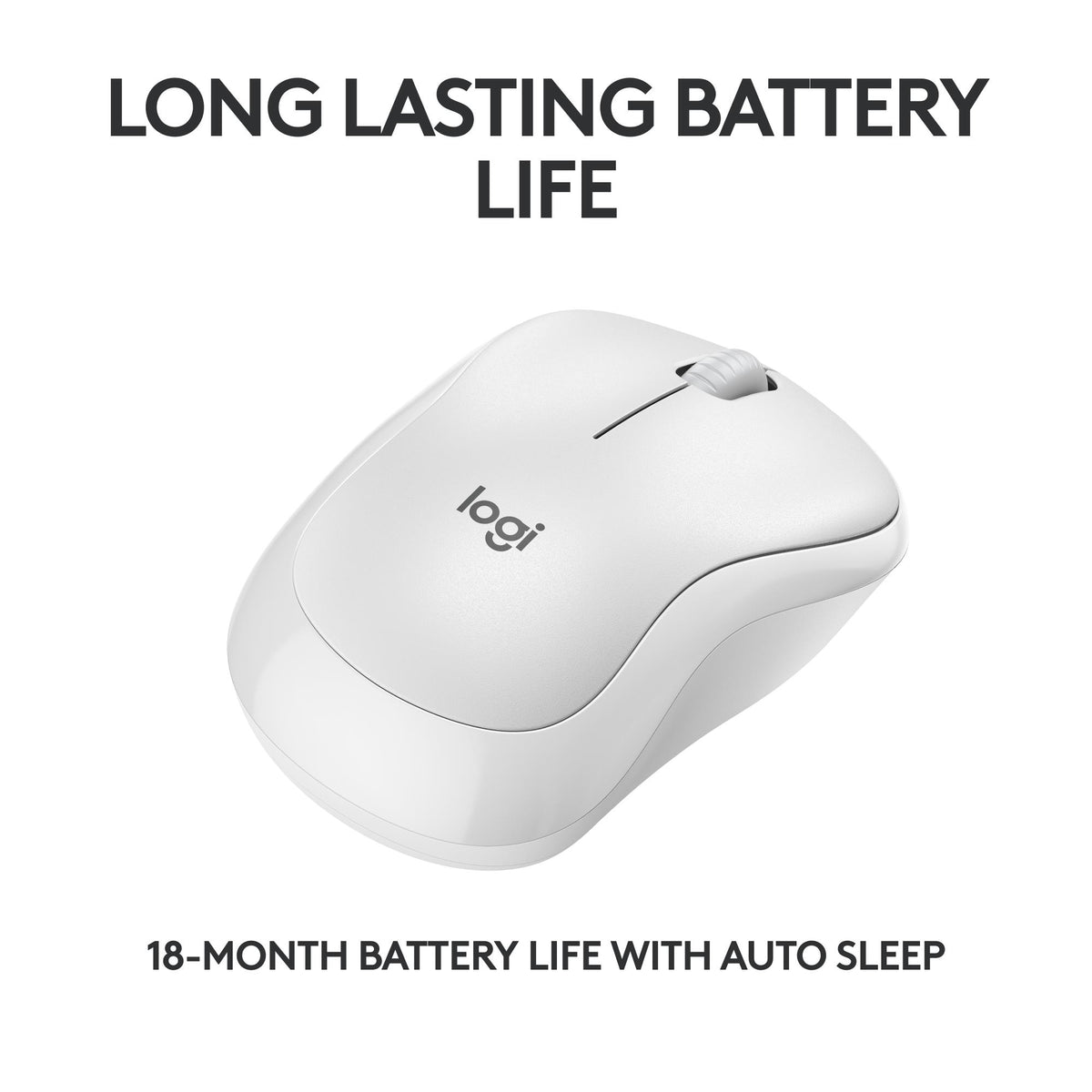 MOUSE BLUETH OPTICAL M240/SIL WHITE 910-007120 LOGITECH