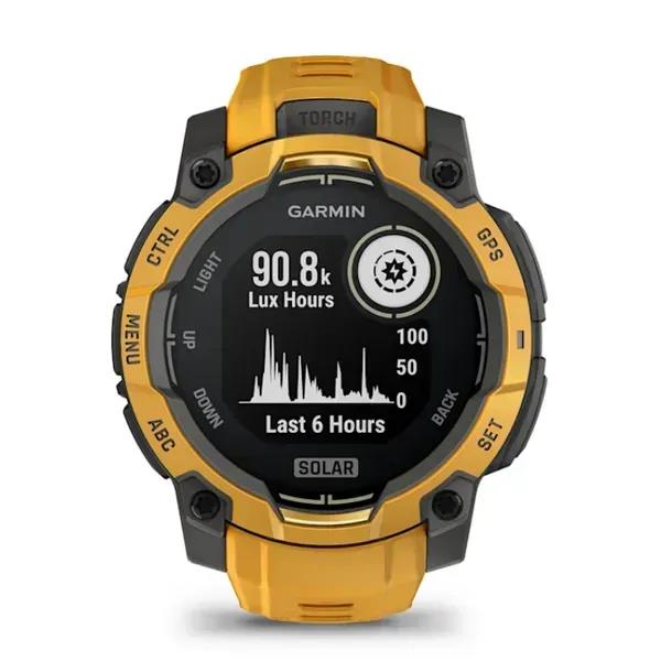SMARTWATCH INSTINCT 3 SOLAR/SUNBURST 010-02934-02 GARMIN
