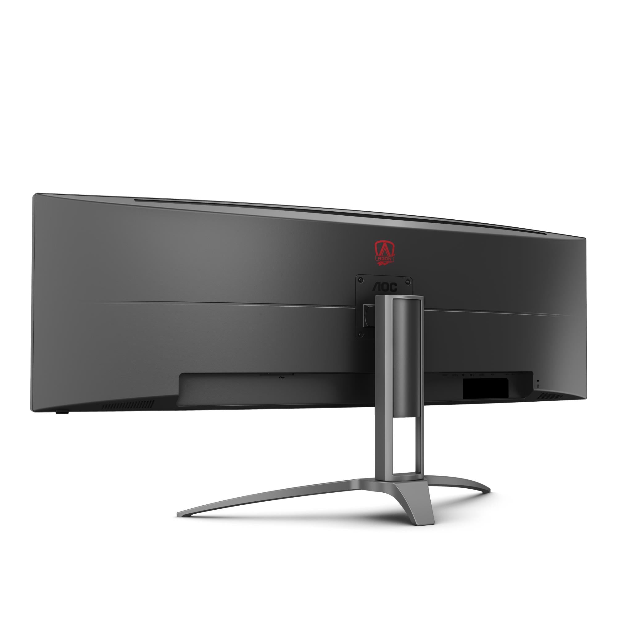 LCD Monitor AOC AG493UCX2 48.8" Gaming/Curved Panel VA 5120x1440 32:9 165Hz Matte 4 ms Speakers Swivel Height adjustable Tilt Colour Black AG493UCX2