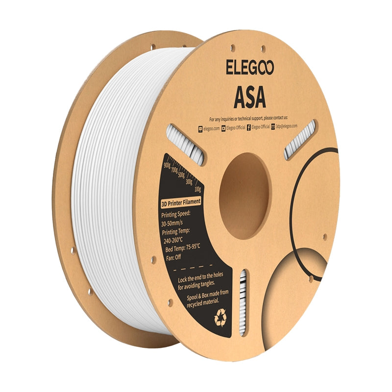 ASA ELEGOO Filament (White) - Image 1