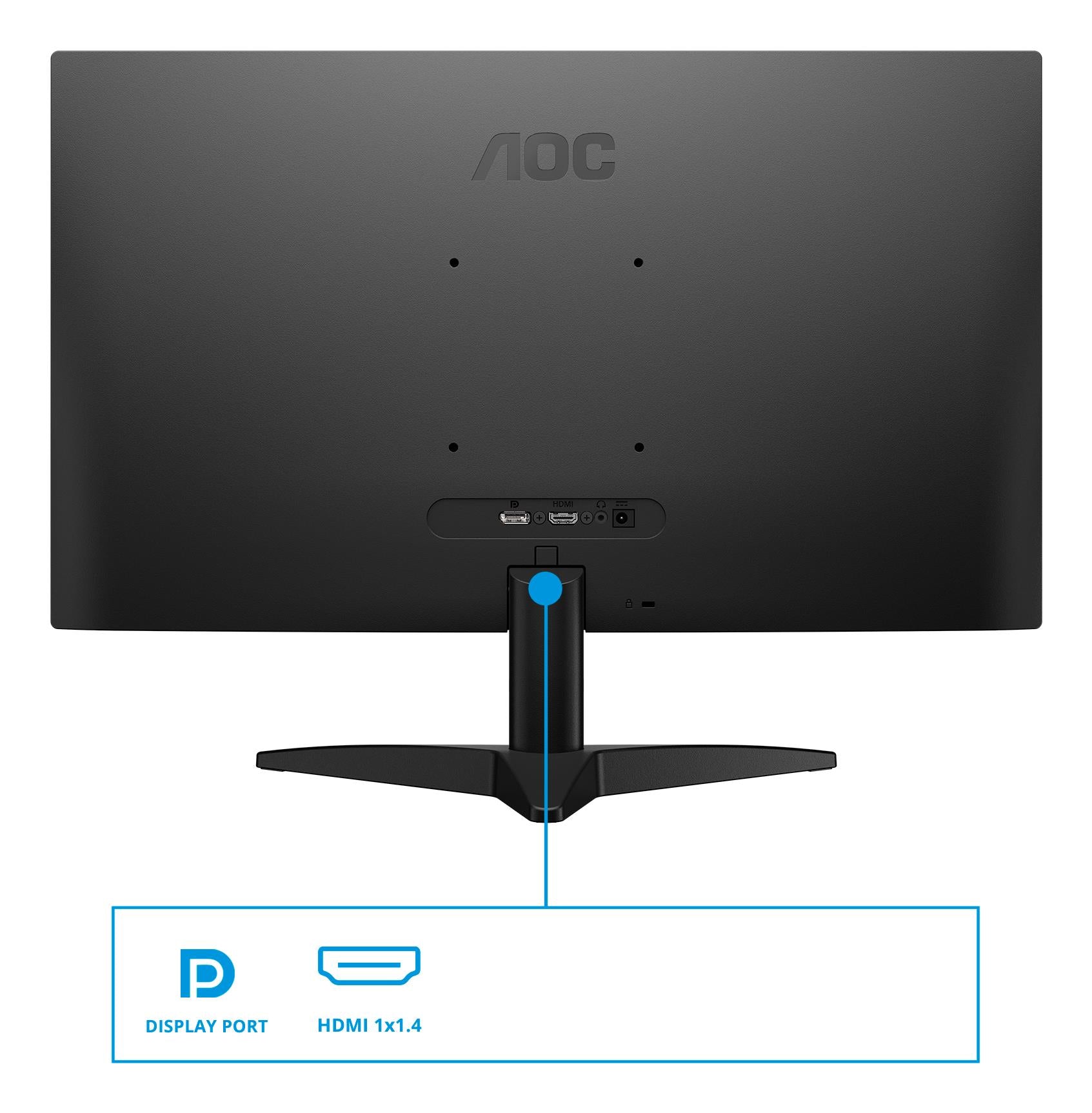 LCD Monitor AOC 23.8 " 1920 x 1080 pixels Full HD Native aspect ratio 16:9 LED Flat 24B36X