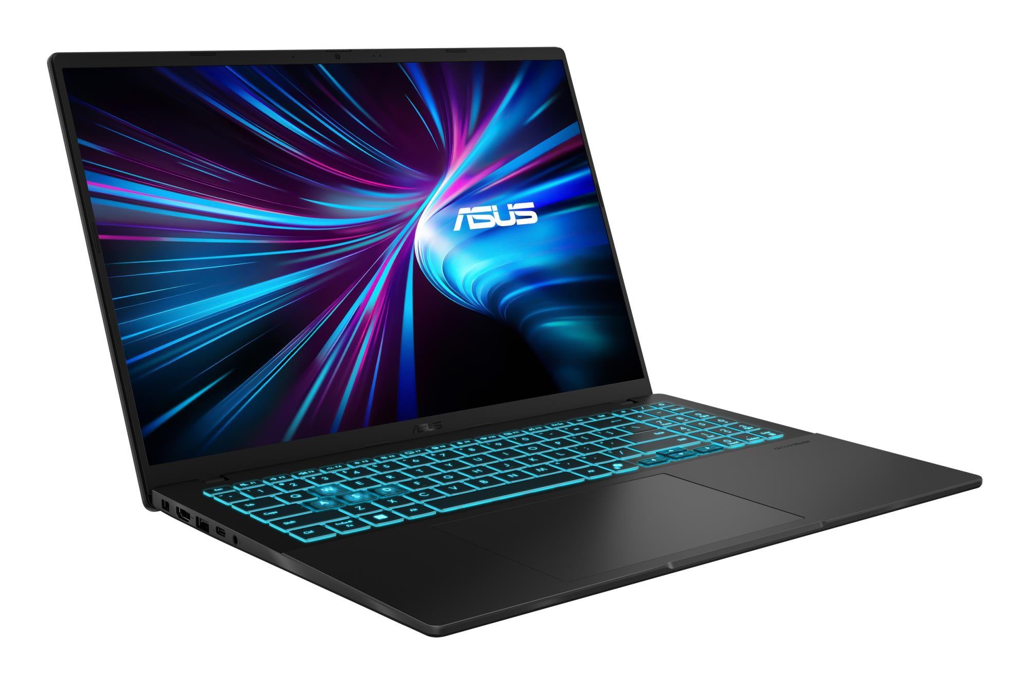 Notebook ASUS V16 CPU Intel Core 5 210H 16 " 1920 x 1200 pixels RAM 16 GB DDR5-SDRAM SSD 1000 GB Discrete graphics NVIDIA GeForce RTX 4050 6 GB On-board graphics Yes Numeric keypad Yes Keyboard language English OS installed Windows 11 Home Colour Black