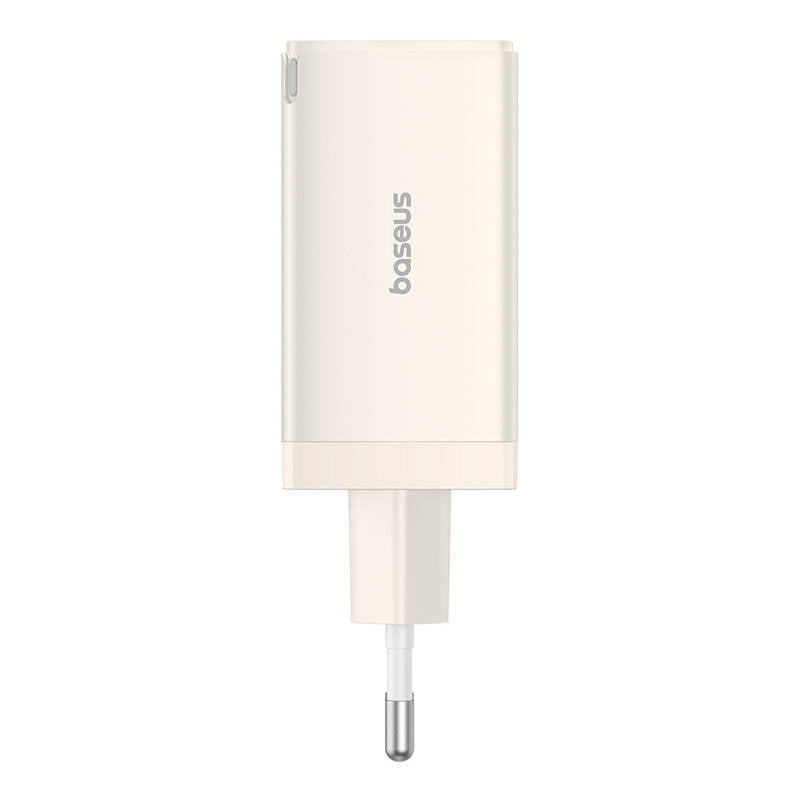 Wall charger Baseus GaN5 2x USB-C + USB, 65W + cable 1m (white) - Image 2