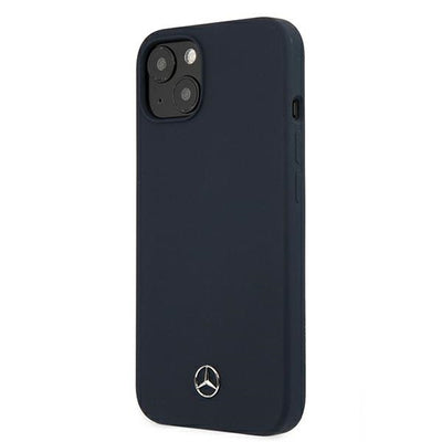 Mercedes Silicone Line Case for iPhone 13 mini - Navy Blue