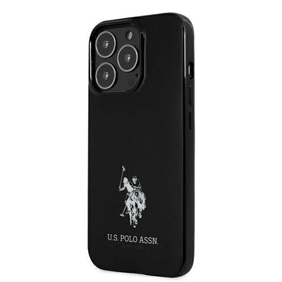 US Polo USHCP13LUMHK iPhone 13 Pro / 13 6.1&quot; black/black hardcase Horses Logo — U.S. Polo Assn.
