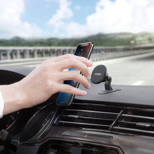 Ugreen Magnetic Car Phone Holder Self-Adhesive for Dashboard Black (LP292)
