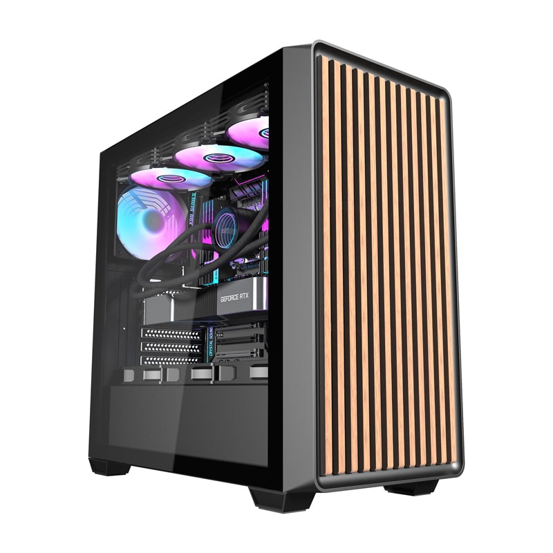 Darkflash DS900WD computer case (black) + 4 fans - Image 1
