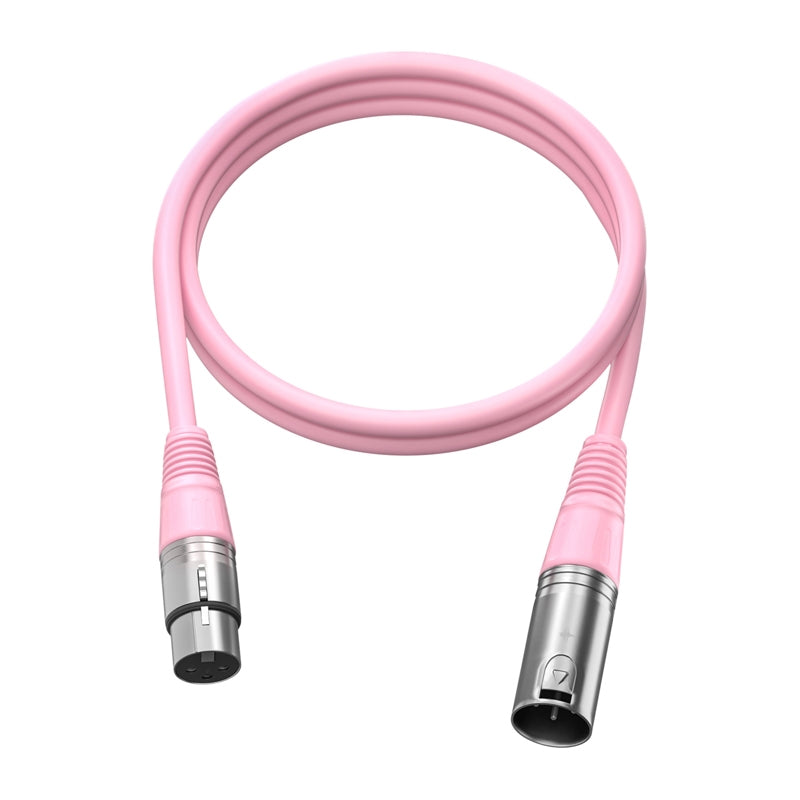 Fifine XLR L9C Cable, 180 cm (Pink) - Image 1