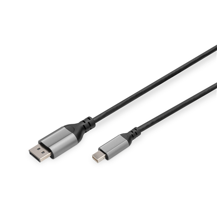 Digitus | 8K DisplayPort Adapter Cable, Mini DP to DP, 2 m | DB-340106-020-S | DisplayPort to DisplayPort
