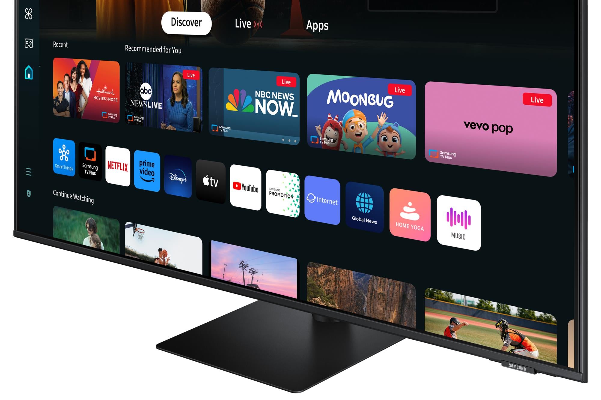 LCD Monitor SAMSUNG S43DM702UU 43" TV Tuner/Smart/4K Panel VA 3840x2160 16:9 60Hz 4 ms Speakers Colour Black LS43DM702UUXDU