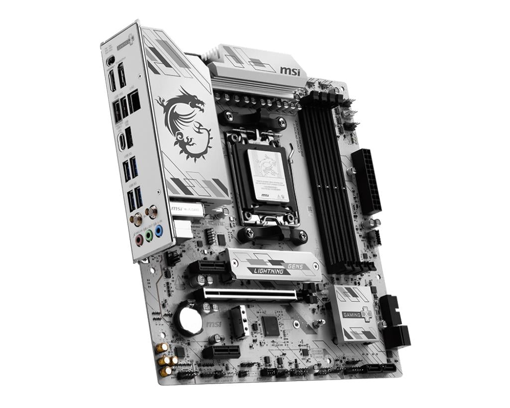Mainboard MSI AMD B850 SAM5 Memory DDR5 Memory slots 4 B850MGAMINGPLUSWIFI6E