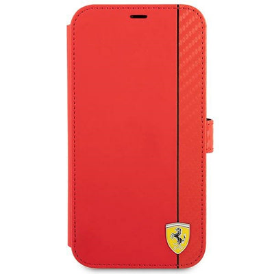 Ferrari FESAXFLBKP13SRE iPhone 13 mini 5.4&quot; red/red book On Track Carbon Stripe