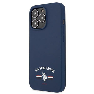 US Polo USHCP13XSFGV iPhone 13 Pro Max 6,7" granatowy/navy Silicone Collection — U.S. Polo Assn.