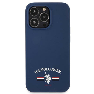 US Polo USHCP13XSFGV iPhone 13 Pro Max 6,7" granatowy/navy Silicone Collection — U.S. Polo Assn.