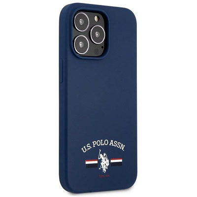 US Polo USHCP13XSFGV iPhone 13 Pro Max 6,7" granatowy/navy Silicone Collection — U.S. Polo Assn.
