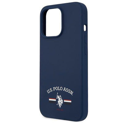 US Polo USHCP13XSFGV iPhone 13 Pro Max 6,7" granatowy/navy Silicone Collection — U.S. Polo Assn.