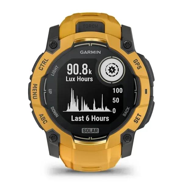 SMARTWATCH INSTINCT 3 SOLAR/SUNBURST 010-02935-02 GARMIN