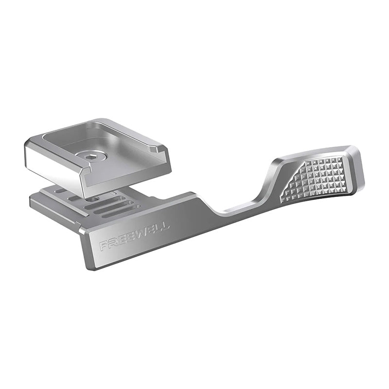 Freewell cold shoe thumb mount for Fuji X100VI (silver) - Image 1