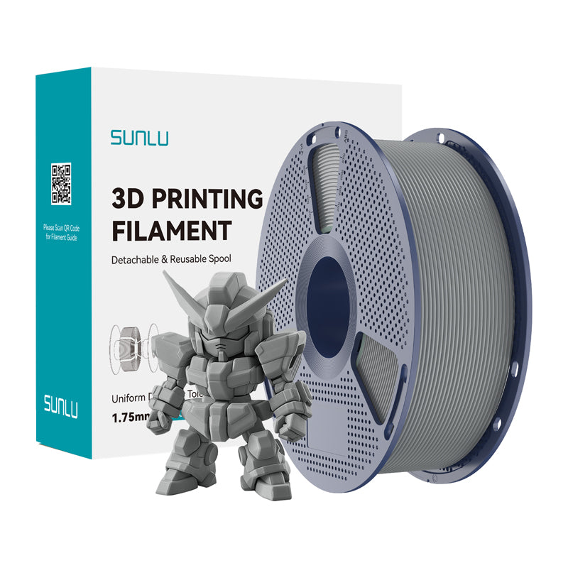 Sunlu PLA+ 2.0 Filament (Gray) - Image 1