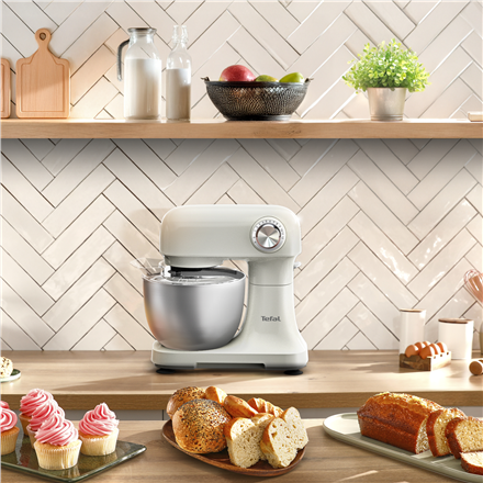 TEFAL QB140AF0 Bake Easy | Kitchen Machine | 500 W | Number of speeds 12 | Bowl capacity 3.5 L | Beige