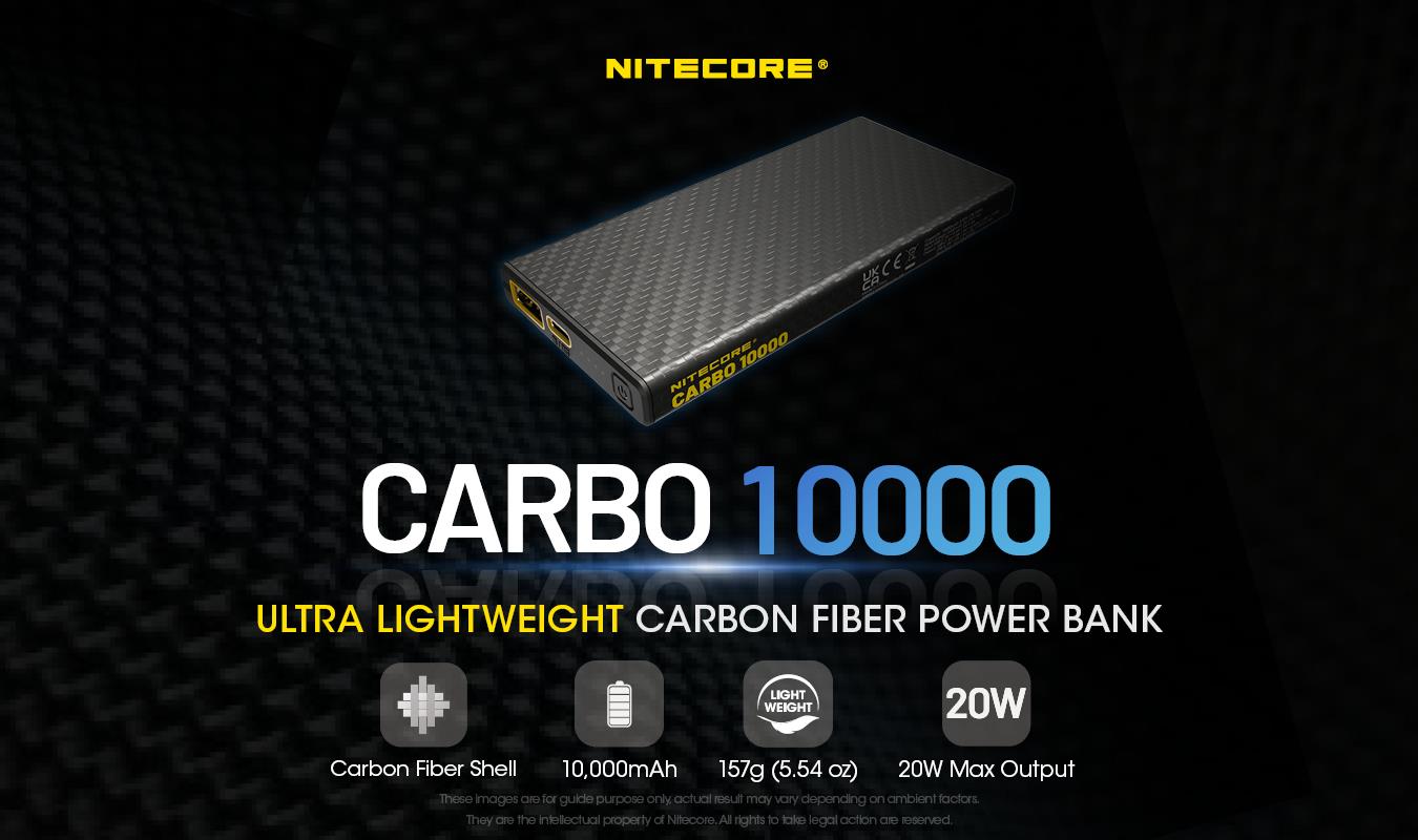 POWER BANK 10000MAH/CARBO10000 NITECORE