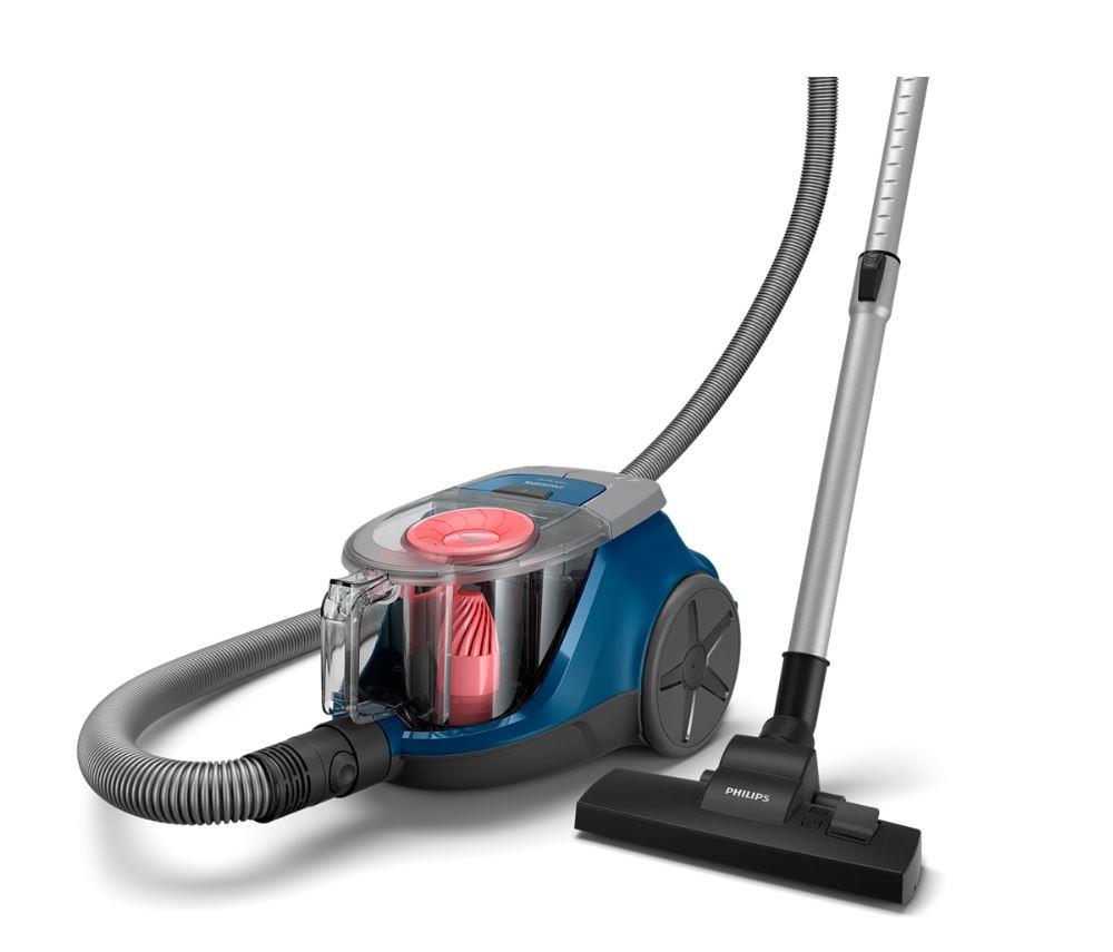 Vacuum Cleaner PHILIPS Bagless 850 Watts Capacity 1.3 l Noise 77 dB Dark Blue Weight 4.4 kg XB2123/09