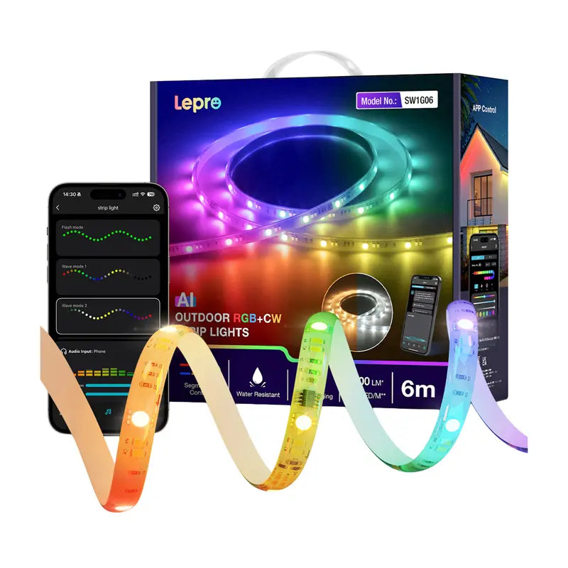 LEPRO SW1-6 RGB Smart LED Strip, 6 m - Image 2