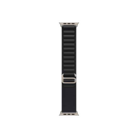 Apple 49mm Black Alpine Loop - Large - Natural Titanium Finish | Apple