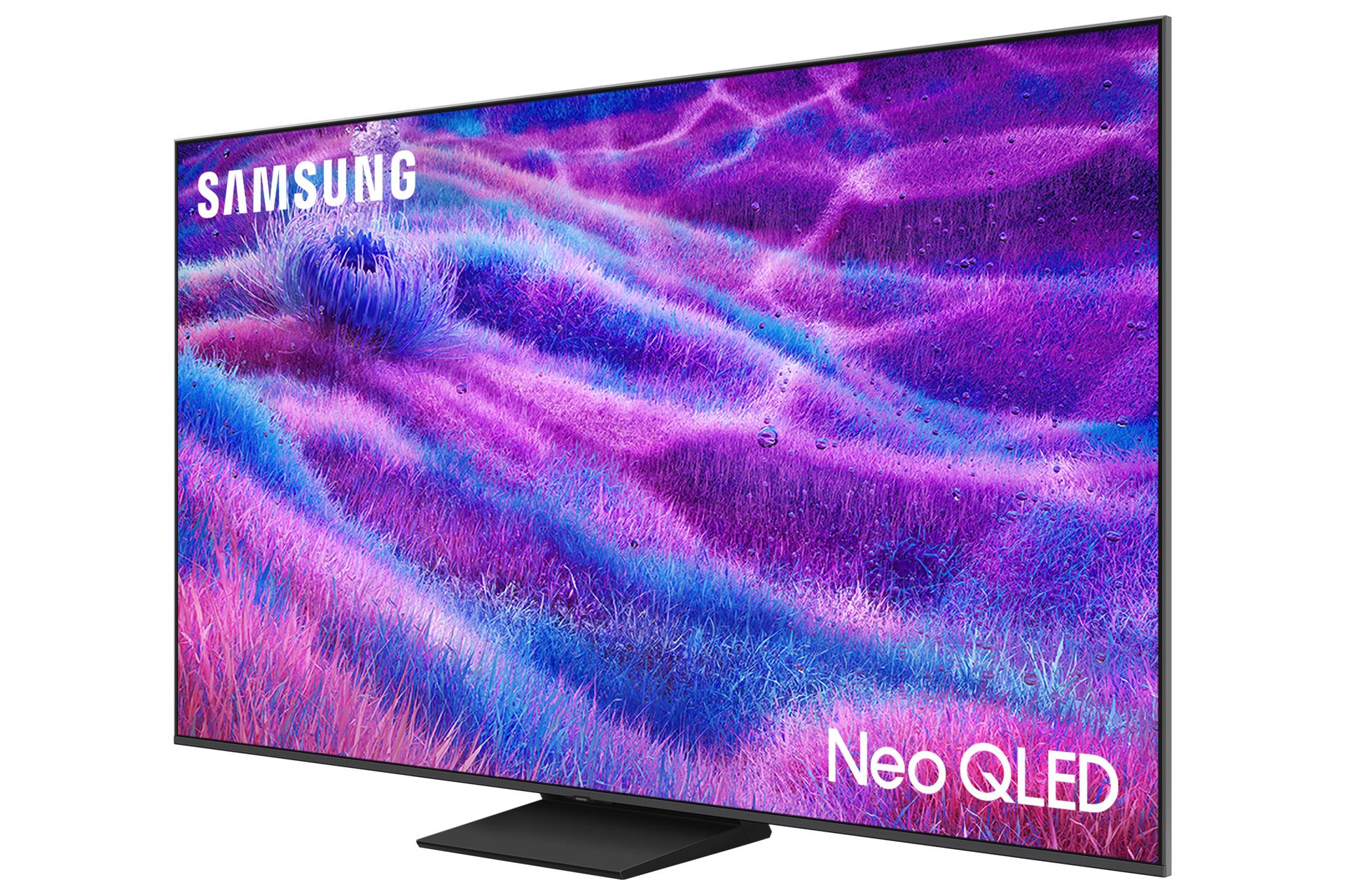TV Set SAMSUNG 85" 4K/Smart QLED 3840x2160 Tizen Grey QE85QN80FAUXXH