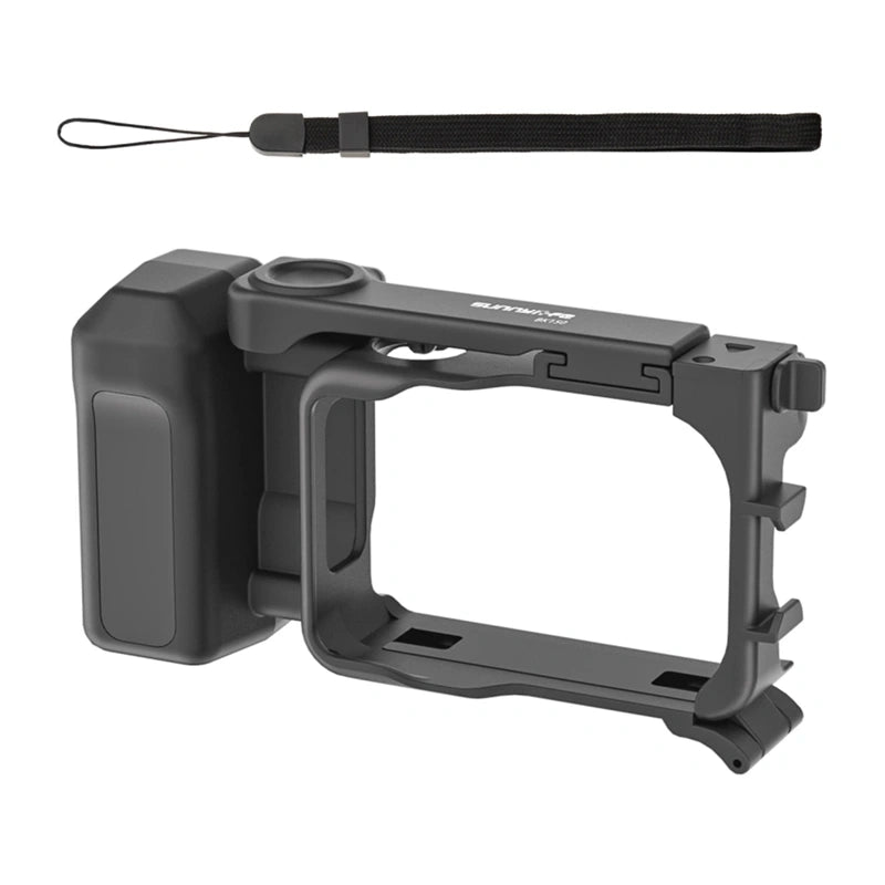 Sunnylife Vlogging Kit for Insta360 GO Ultra - Lanyard – Cold Shoe (Black). - Image 1