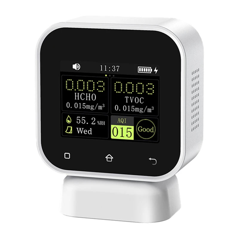 4-in-1 indoor air quality monitor Formaldehyde detector with touch screen FNIRSI SFD-02 - Image 1