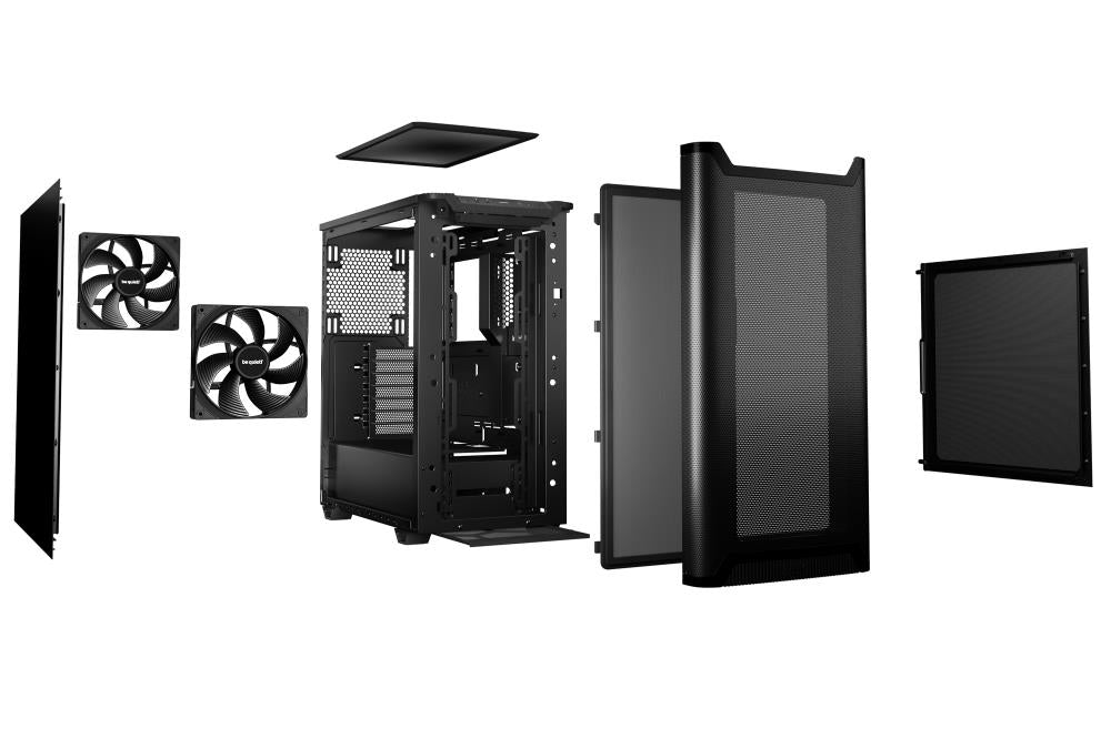 Case BE QUIET PURE BASE 501 MidiTower Not included ATX MicroATX MiniITX Colour Black BG074