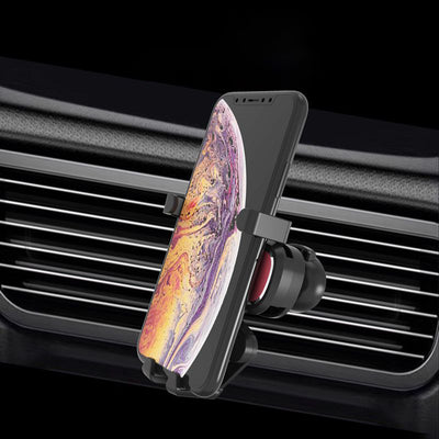 Gravity smartphone car holder for air vent with air freshener black (YC06) — Hurtel