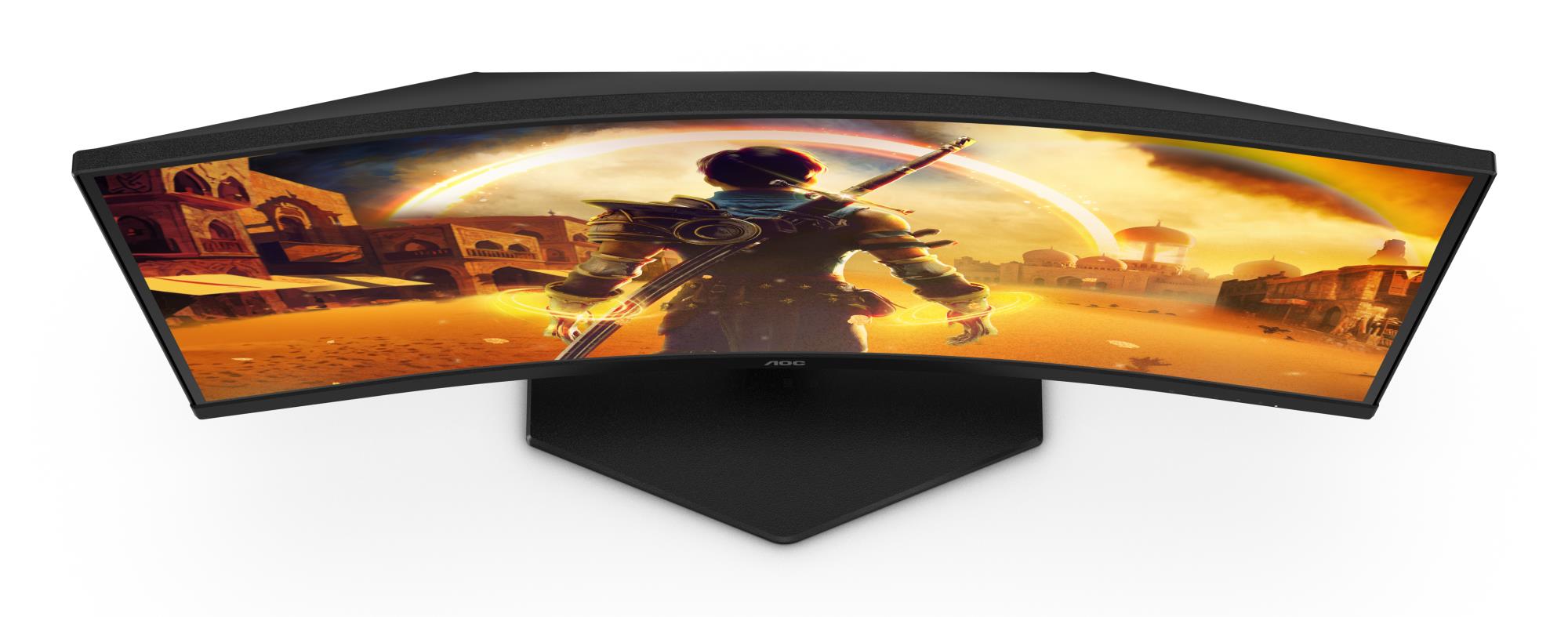 LCD Monitor AOC 23.6 " 1920 x 1080 pixels Full HD Native aspect ratio 16:9 LED Curved C24G42E