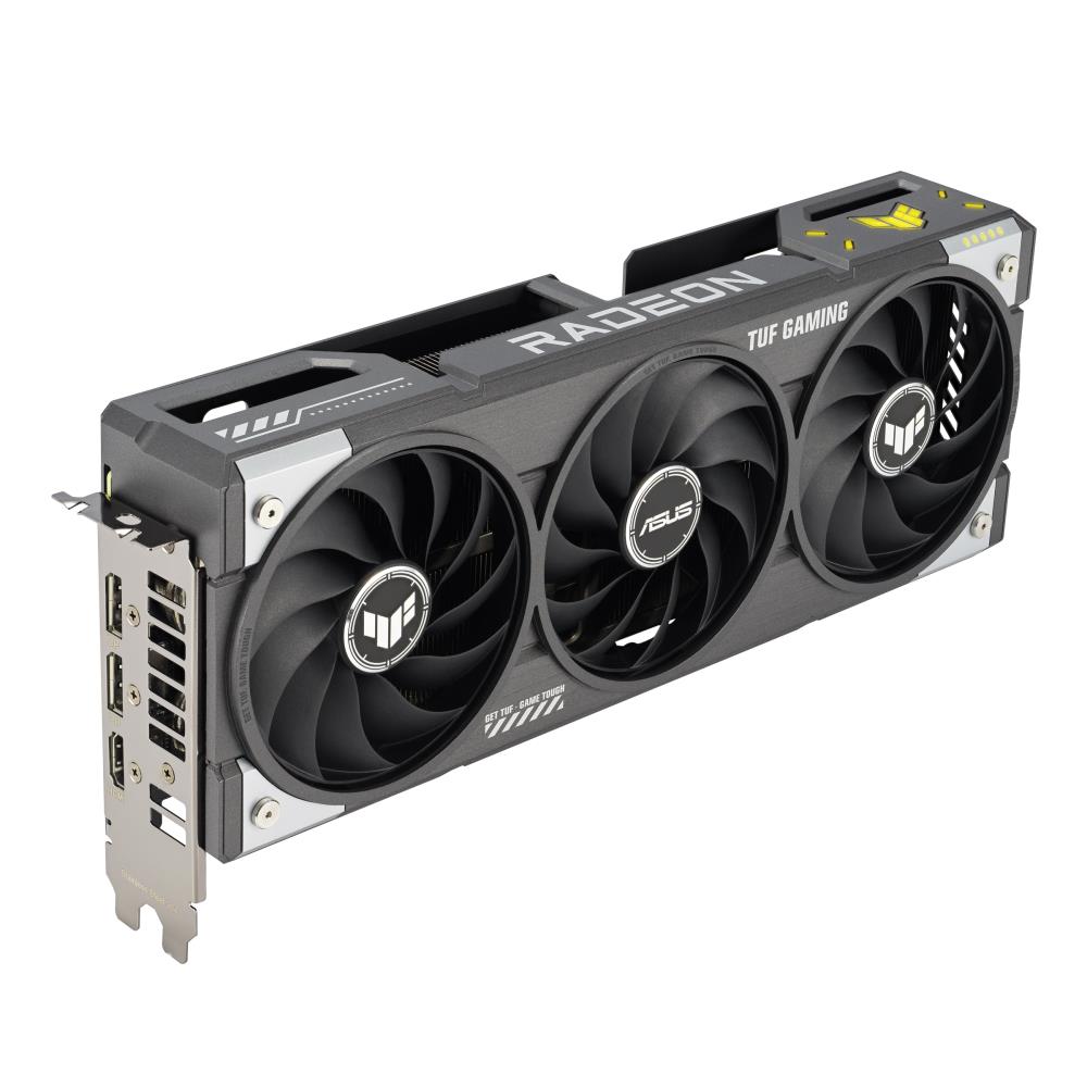 Graphics Card ASUS AMD Radeon RX 9060 XT 16 GB GDDR6 128 bit PCIE 5.0 16x Triple slot Fansink 1xHDMI 2xDisplayPort TUF-RX9060XT-O16G-GAMING