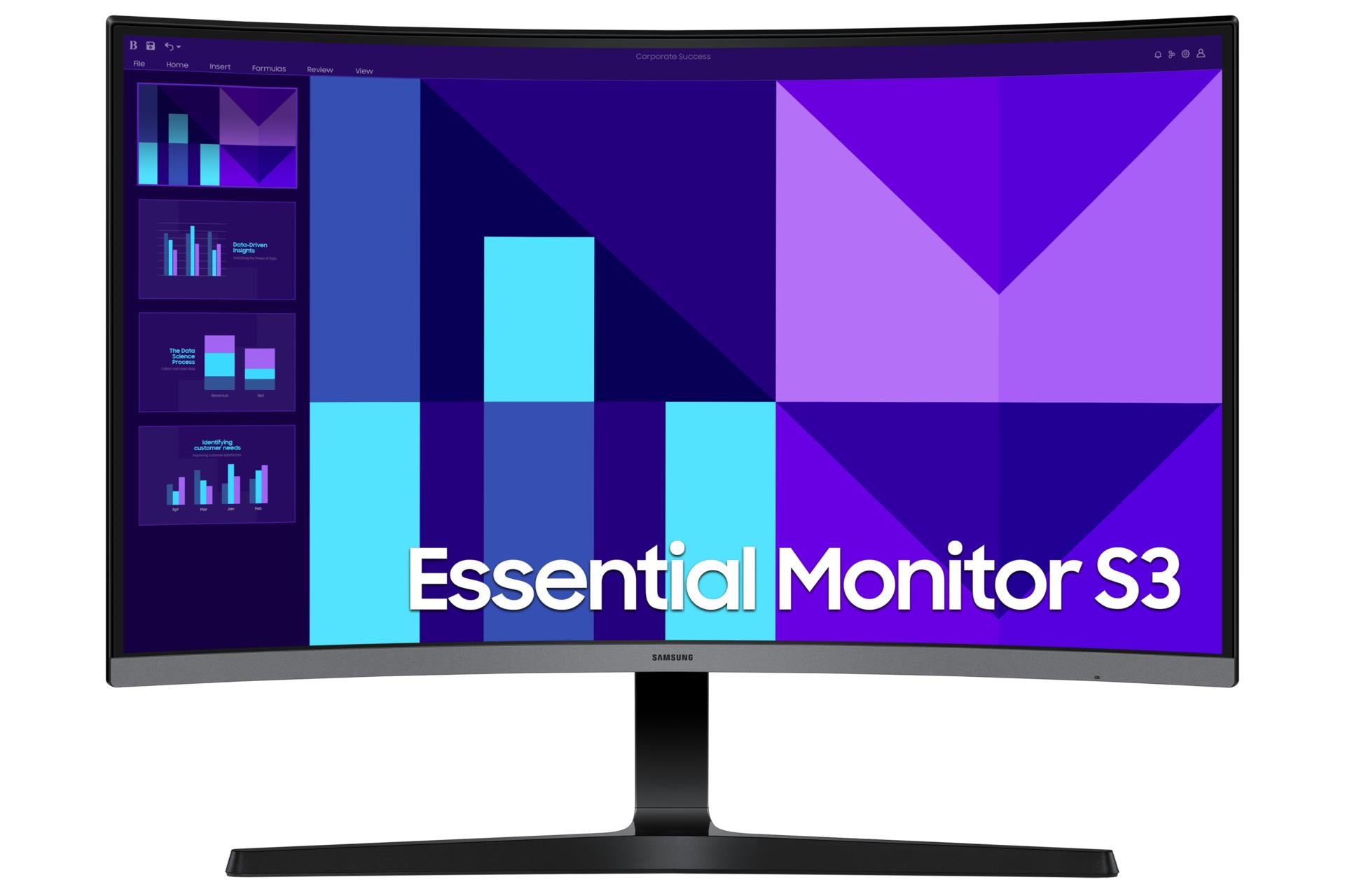 LCD Monitor SAMSUNG LS27D390GAUXEN 27" Business/Curved Tilt Matte Panel VA 1920x1080 16:9 100Hz 4 ms LS27D390GAUXEN