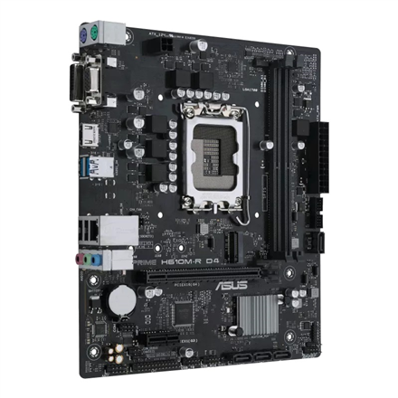 Asus | PRIME H610M-R D4-SI | Processor family Intel | Processor socket LGA1700 | DDR4 DIMM | Memory slots 2 | Supported 