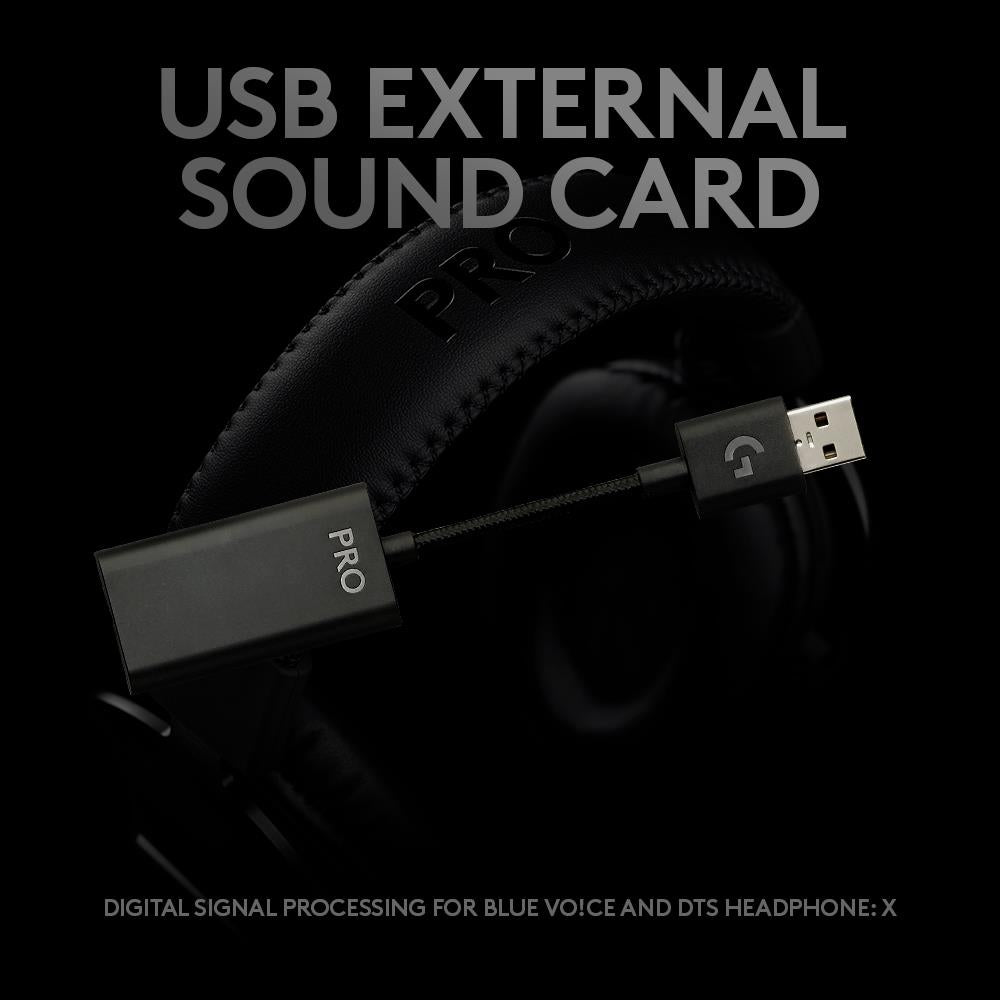 HEADSET PRO X GAMING/BLACK 981-000818 LOGITECH